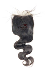 Load image into Gallery viewer, Wavy Silk Closure 4 by 4